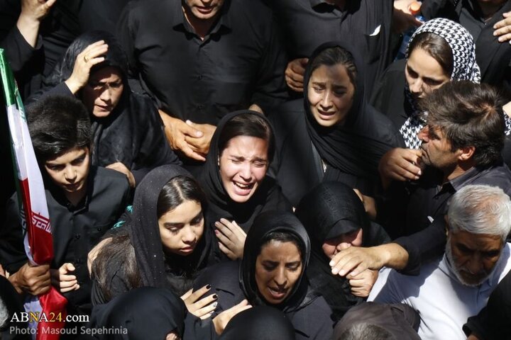 Photos: Funeral ceremony of 2 child martyrs of Zionist regime attacks held in Tabriz