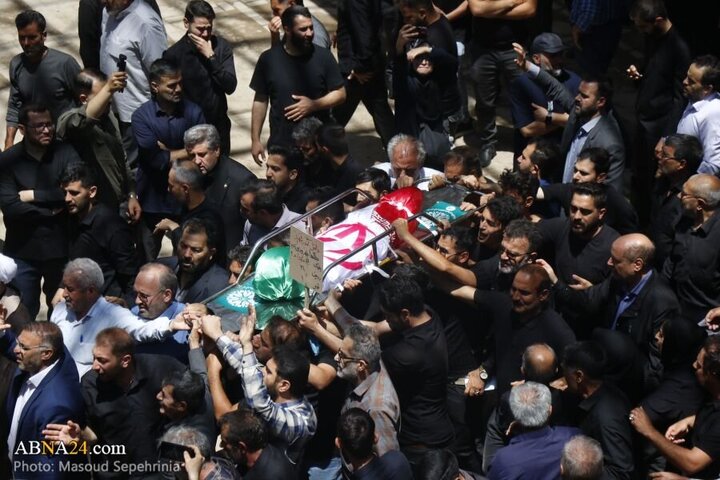 Photos: Funeral ceremony of 2 child martyrs of Zionist regime attacks held in Tabriz