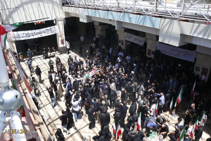 Photos: Funeral ceremony of 2 child martyrs of Zionist regime attacks held in Tabriz