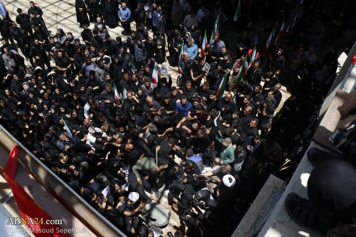 Photos: Funeral ceremony of 2 child martyrs of Zionist regime attacks held in Tabriz