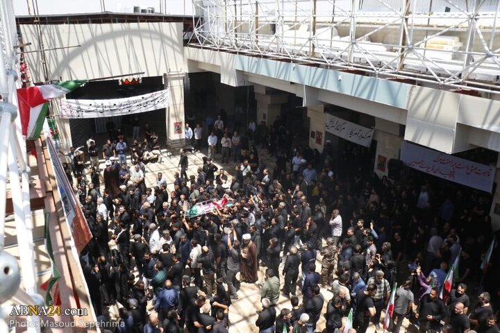 Photos: Funeral ceremony of 2 child martyrs of Zionist regime attacks held in Tabriz