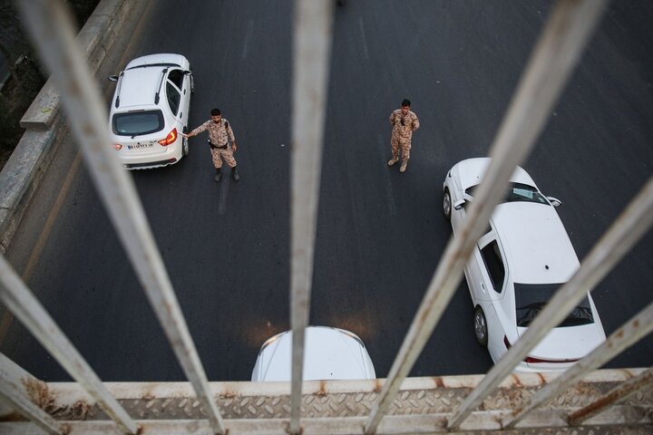 گزارش تصویری | ایست بازرسی‌های بسیج در قم