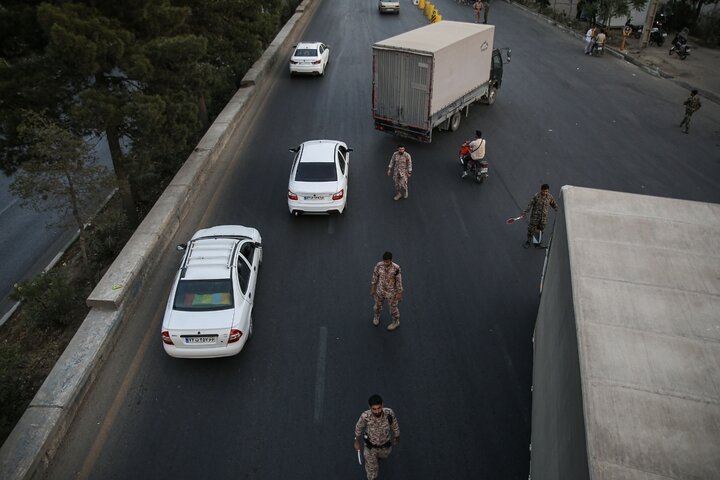 گزارش تصویری | ایست بازرسی‌های بسیج در قم