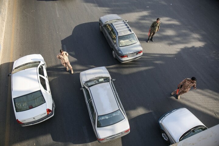 گزارش تصویری | ایست بازرسی‌های بسیج در قم