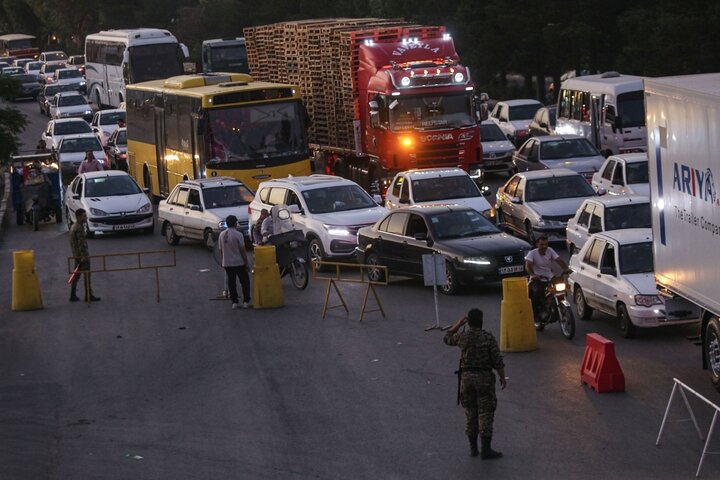 گزارش تصویری | ایست بازرسی‌های بسیج در قم
