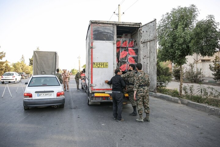 گزارش تصویری | ایست بازرسی‌های بسیج در قم