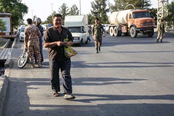 گزارش تصویری | ایست بازرسی‌های بسیج در قم