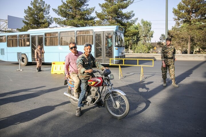 گزارش تصویری | ایست بازرسی‌های بسیج در قم