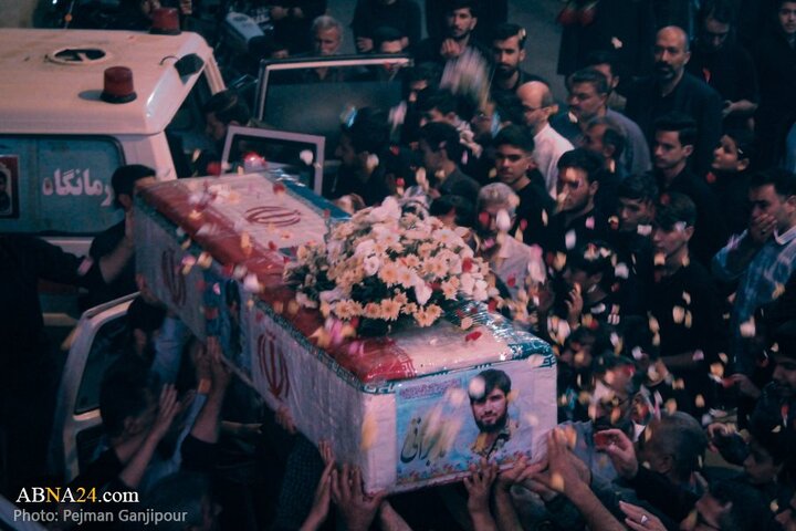 گزارش تصویری | وداع با دو شهید حملات رژیم صهیونیستی در درچه اصفهان