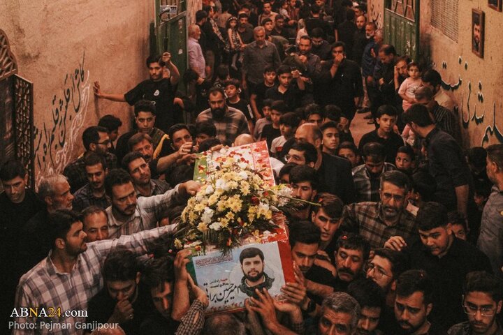 گزارش تصویری | وداع با دو شهید حملات رژیم صهیونیستی در درچه اصفهان