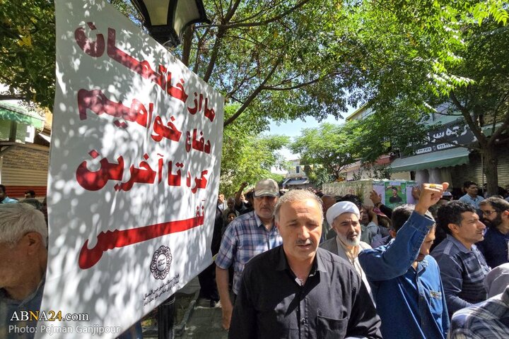 گزارش تصویری | تشییع پیکر ۳ شهید حمله ددمنشانه رژیم صهیونیستی در نجف‌آباد اصفهان
