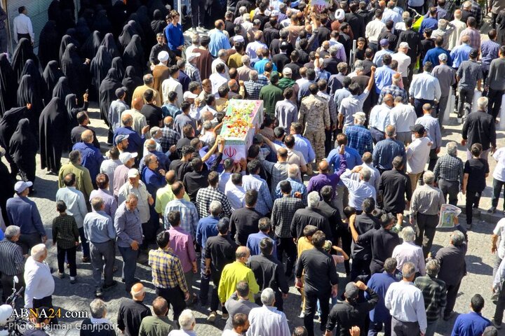 گزارش تصویری | تشییع پیکر ۳ شهید حمله ددمنشانه رژیم صهیونیستی در نجف‌آباد اصفهان