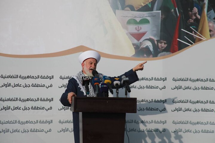 حزب الله نظم وقفة تضامنية مع الجمهورية الإسلامية في صور