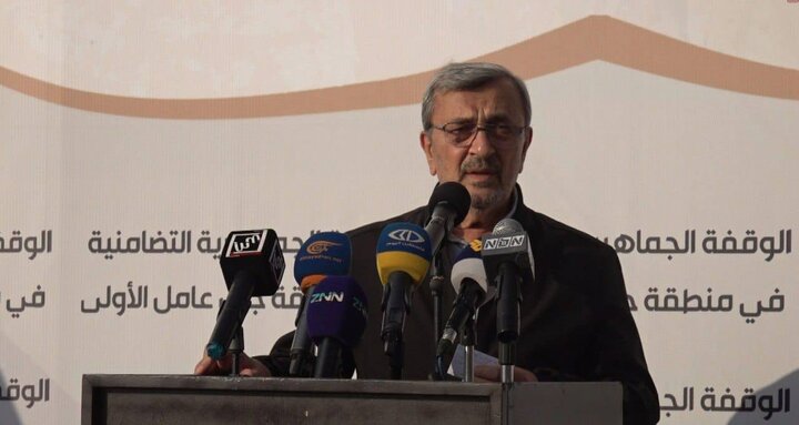 حزب الله نظم وقفة تضامنية مع الجمهورية الإسلامية في صور