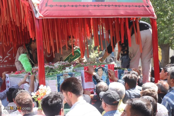 گزارش تصویری | تشییع پیکر ۶ شهید مدافع وطن در شهرضا اصفهان