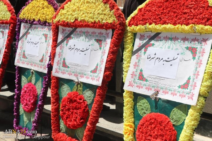 گزارش تصویری | تشییع پیکر ۶ شهید مدافع وطن در شهرضا اصفهان