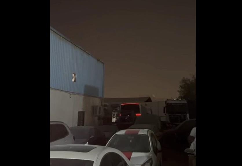 فيديو | لحظة إصابة صاروخ إيرانية لقاعدة العديد الامريكية في قطر