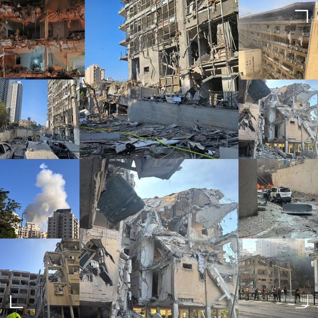 میزائل حملوں کی 22 لہریں اور صہیونیوں کے 22 اہم اہداف + تصاویر اور ویڈیوز