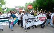 Delhi Protesters Condemn continued Gaza Siege, Demand Global Action