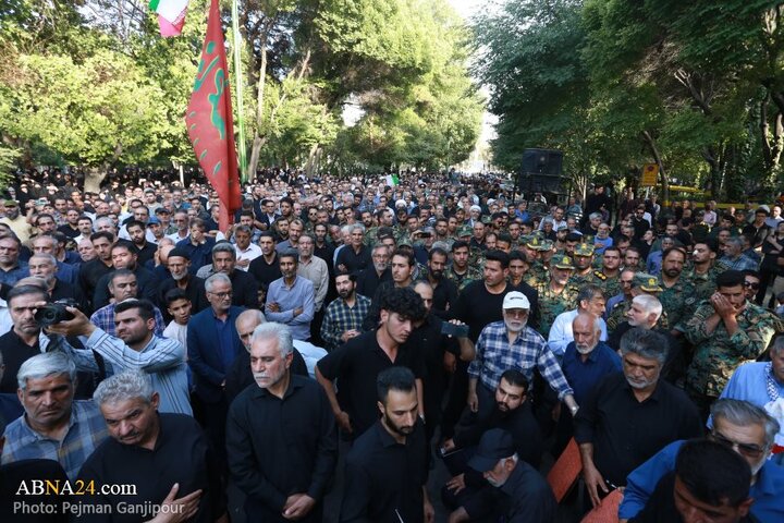 تشییع پیکر ۱۳ شهید حملات رژیم صهیونیستی در شهر اصفهان