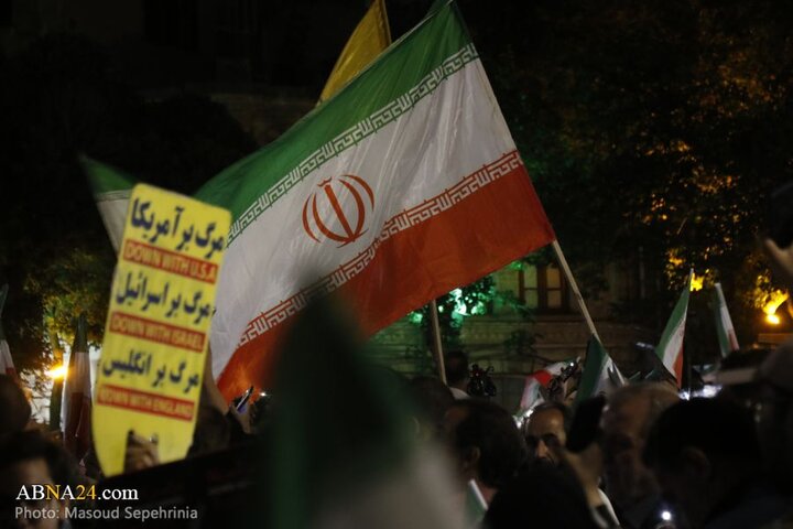 تجمع مردم تبریز در حمایت از نیروهای مسلح جمهوری اسلامی ایران