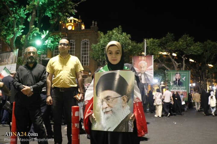 تجمع مردم تبریز در حمایت از نیروهای مسلح جمهوری اسلامی ایران