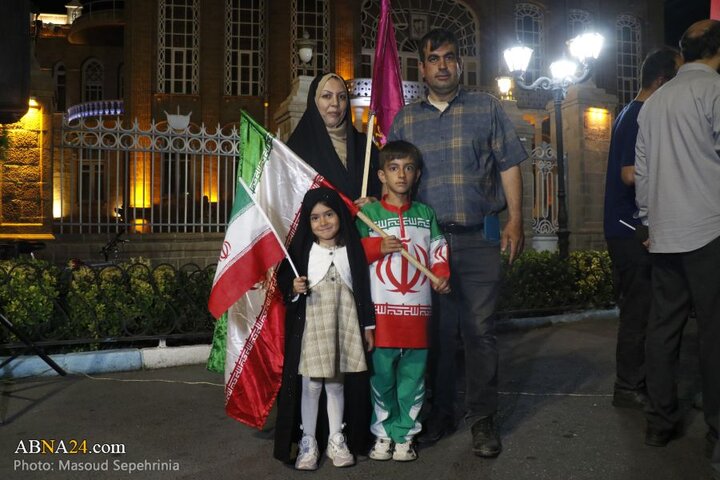 تجمع مردم تبریز در حمایت از نیروهای مسلح جمهوری اسلامی ایران