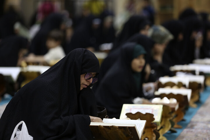 گزارش تصویری | محفل تلاوت فاطمی به یاد شهدای حملات رژیم صهیونی در حرم قم