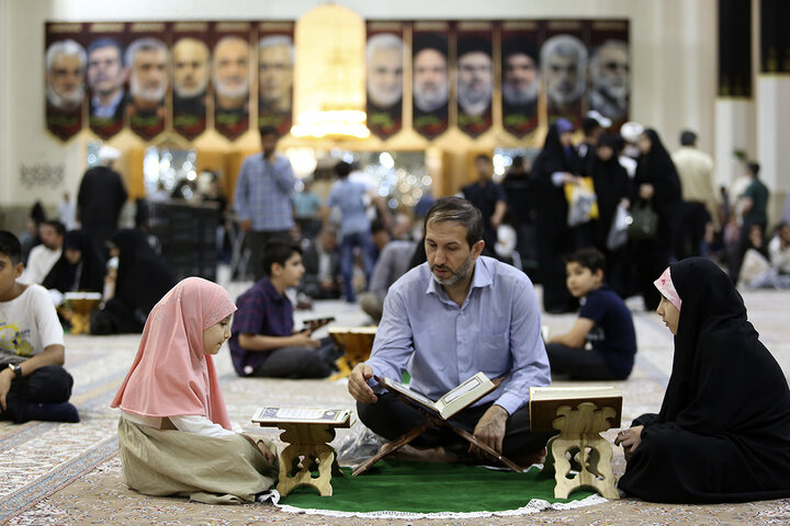 گزارش تصویری | محفل تلاوت فاطمی به یاد شهدای حملات رژیم صهیونی در حرم قم
