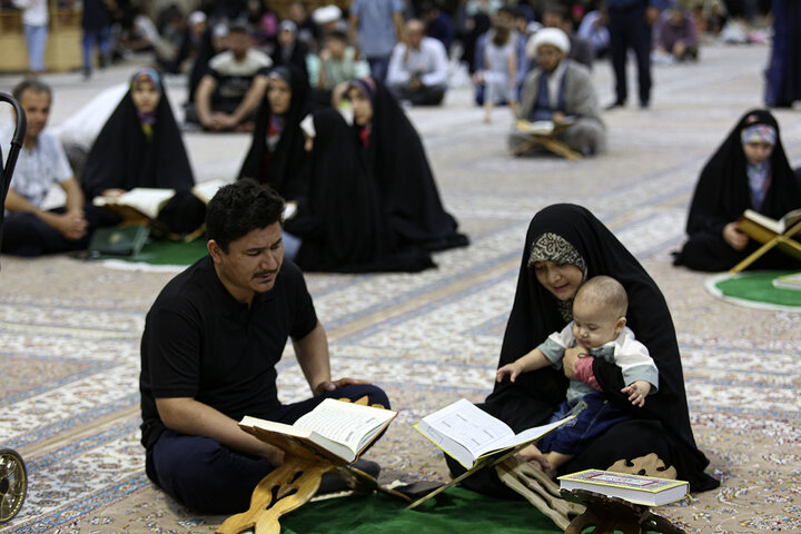 گزارش تصویری | محفل تلاوت فاطمی به یاد شهدای حملات رژیم صهیونی در حرم قم