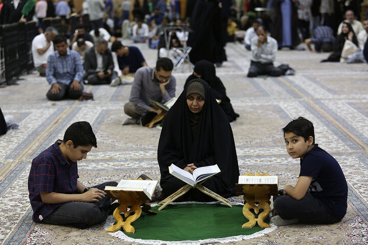 گزارش تصویری | محفل تلاوت فاطمی به یاد شهدای حملات رژیم صهیونی در حرم قم