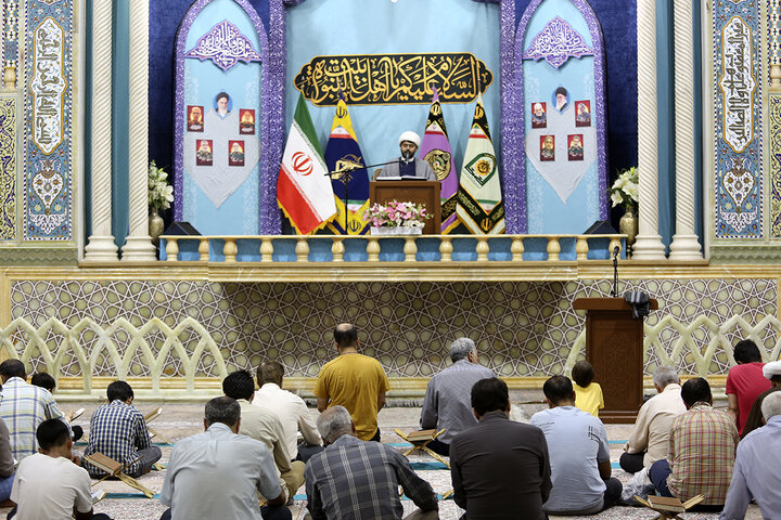 گزارش تصویری | محفل تلاوت فاطمی به یاد شهدای حملات رژیم صهیونی در حرم قم