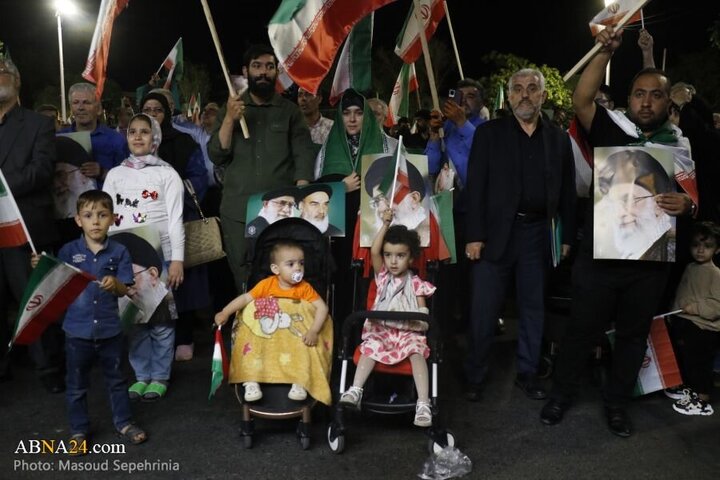 Photos: Tabriz people gather in support of Iranian Armed Forces