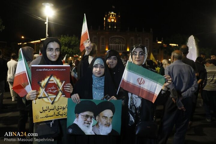 Photos: Tabriz people gather in support of Iranian Armed Forces
