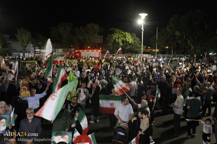 Photos: Tabriz people gather in support of Iranian Armed Forces