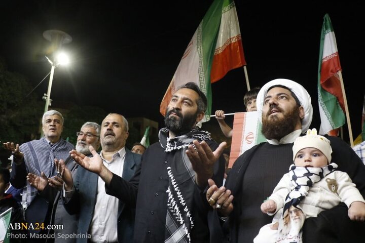 Photos: Tabriz people gather in support of Iranian Armed Forces