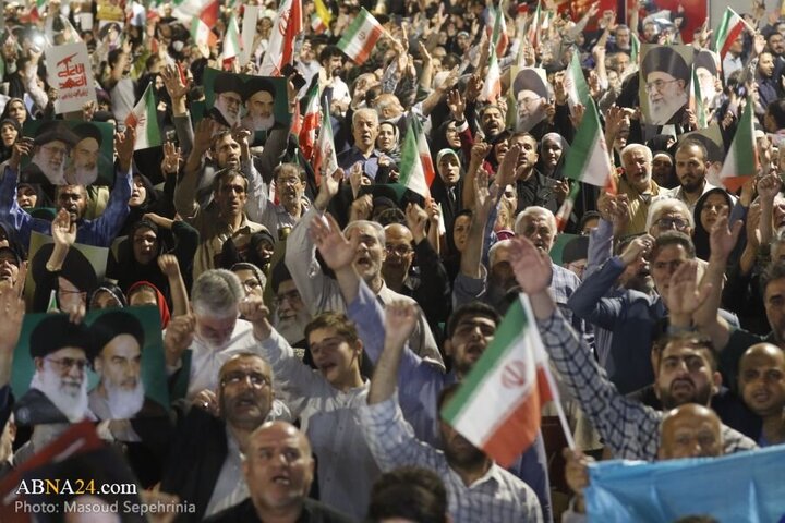 Photos: Tabriz people gather in support of Iranian Armed Forces