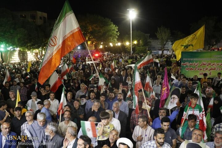 Photos: Tabriz people gather in support of Iranian Armed Forces