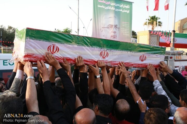 Photos: Funeral of 13 Iranian martyrs over Zionist regime attacks held in Isfahan