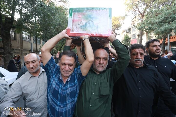 Photos: Funeral of 13 Iranian martyrs over Zionist regime attacks held in Isfahan