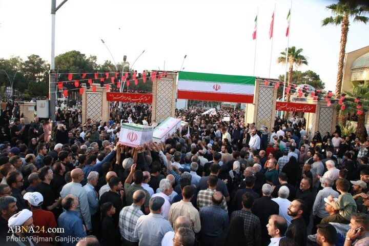 Photos: Funeral of 13 Iranian martyrs over Zionist regime attacks held in Isfahan