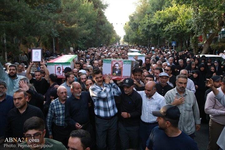 Photos: Funeral of 13 Iranian martyrs over Zionist regime attacks held in Isfahan