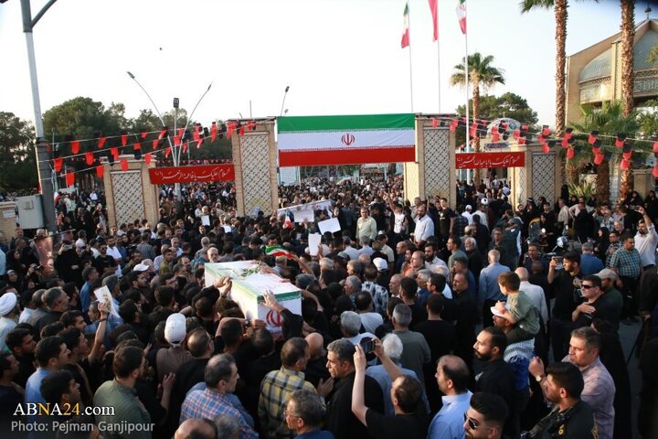 Photos: Funeral of 13 Iranian martyrs over Zionist regime attacks held in Isfahan