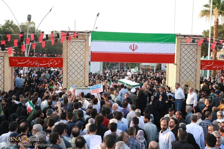 Photos: Funeral of 13 Iranian martyrs over Zionist regime attacks held in Isfahan