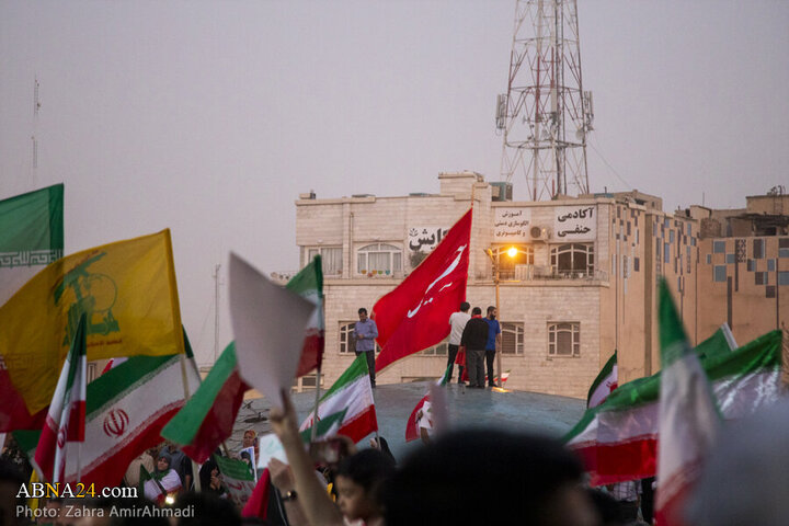 Photos: Magnificent gathering of Tehran people in support of Iranian armed forces