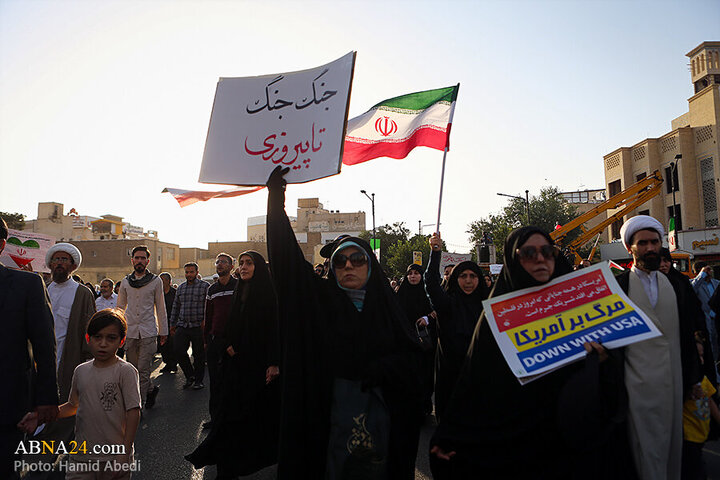 Photos: Funeral ceremony for 8 martyrs of Zionist aggression held in Qom