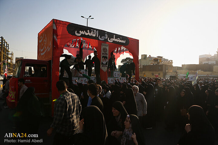 Photos: Funeral ceremony for 8 martyrs of Zionist aggression held in Qom