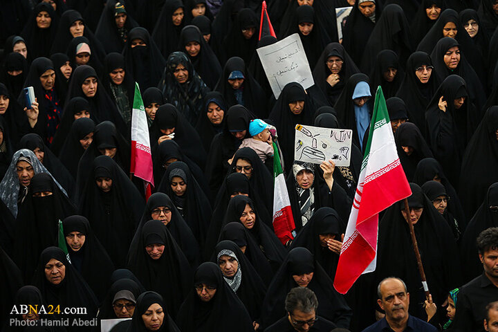Photos: Funeral ceremony for 8 martyrs of Zionist aggression held in Qom