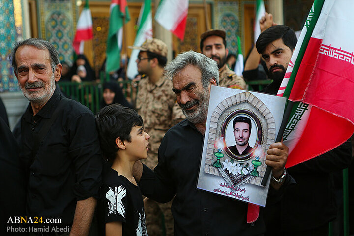 Photos: Funeral ceremony for 8 martyrs of Zionist aggression held in Qom