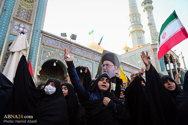 Photos: Funeral ceremony for 8 martyrs of Zionist aggression held in Qom